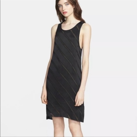 L’AGENCE Dress Silk and Rayon Closet Staple with Slip Dress Linee Size 6 - Picture 2 of 7